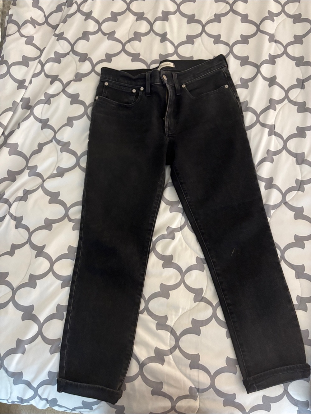 Madewell tomboy straight jeans. Size 27